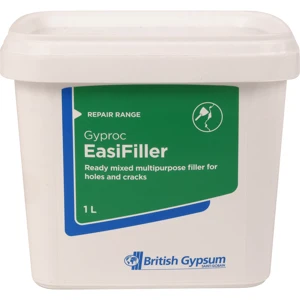 British Gypsum Gyproc Easifiller Ready Mixed Filler, 1L